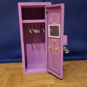 Emily Rose Purple Doll Locker with Accessories